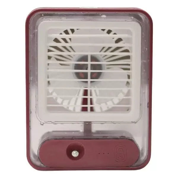 Unisex one size compact USB microclimate cooler and whisper-quiet table fan with transparent water tank and adjustable louver Stornfield