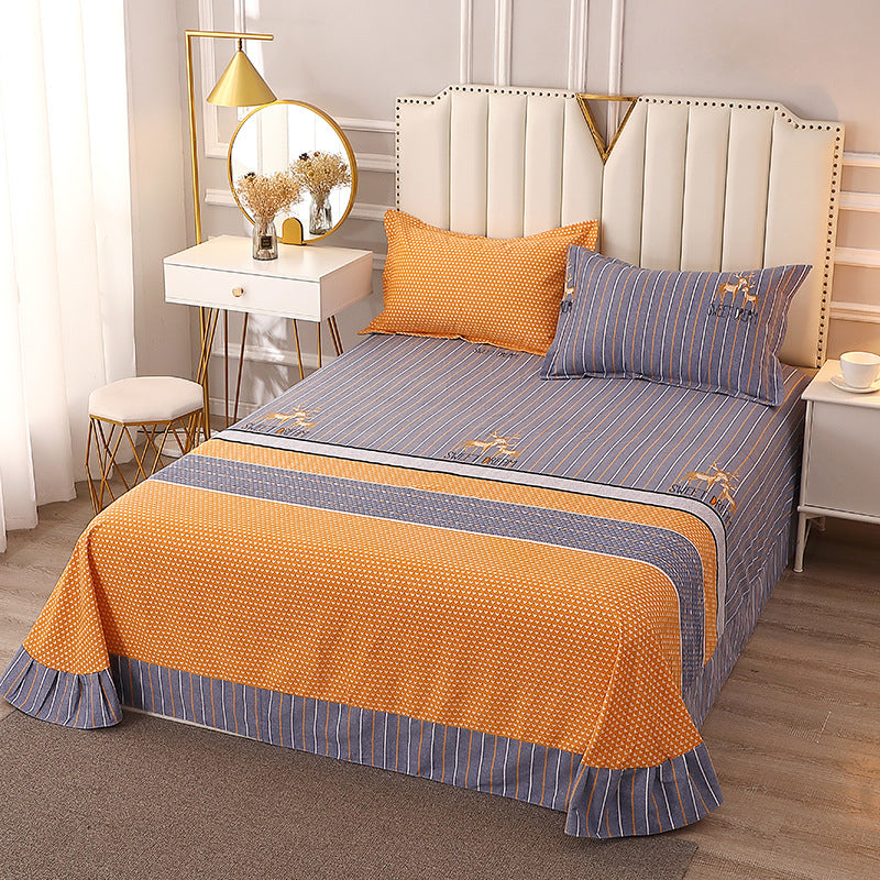 Floral Patterned Bed Cover Set