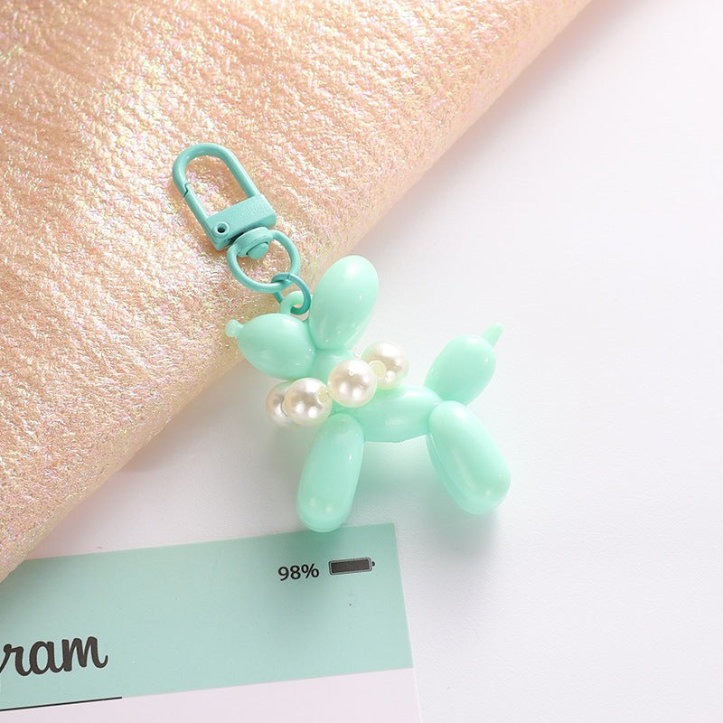 Playful keychain with balloon dog and beads Stornfield