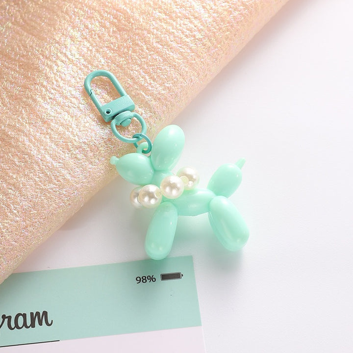 Playful keychain with balloon dog and beads Stornfield