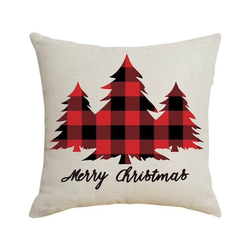 Cozy Winter-Themed Throw Pillow
