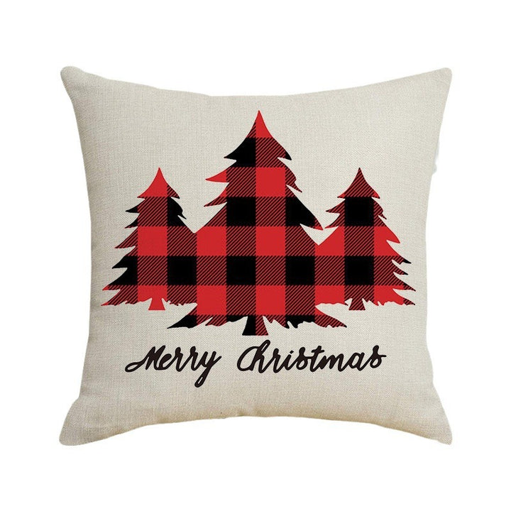 Cozy Winter-Themed Throw Pillow