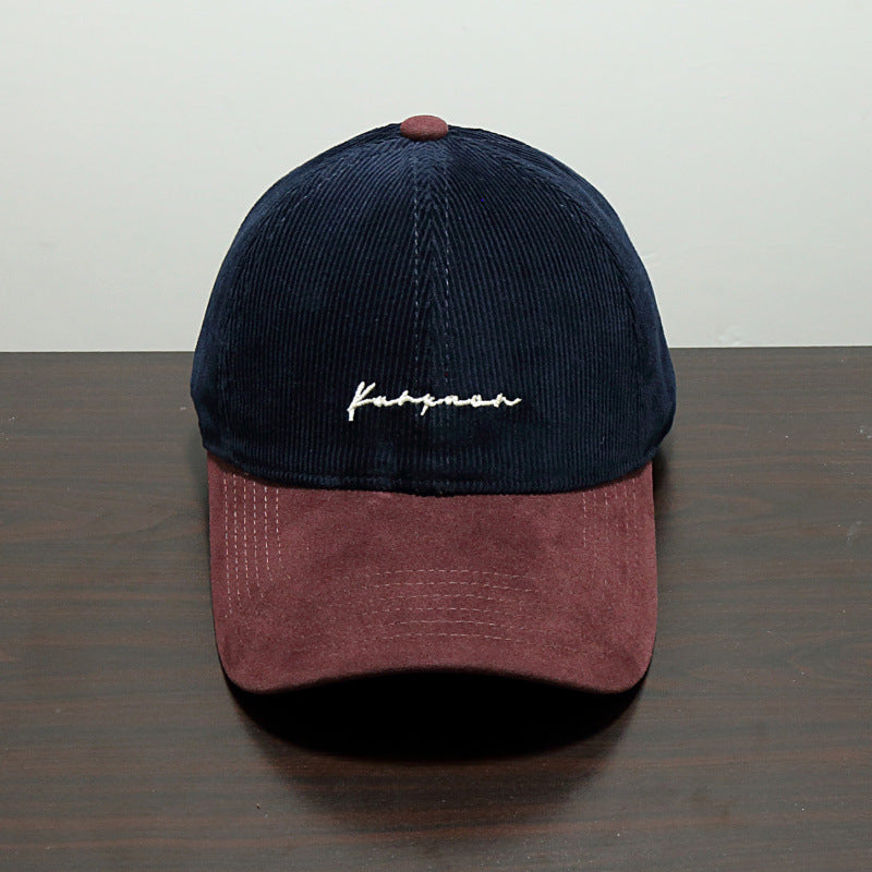 Men's Textured Corduroy Baseball Cap Stornfield