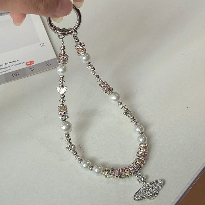 Decorative Pearl Charm Keychain Stornfield