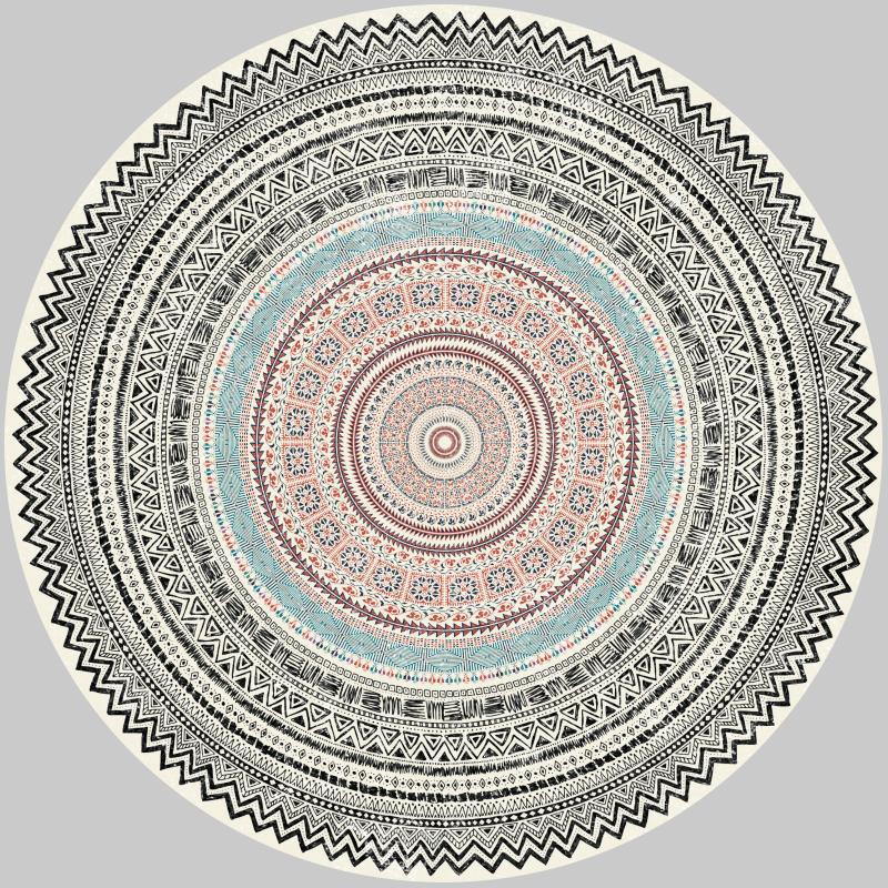 Intricate Mandala Design Area Mat Stornfield