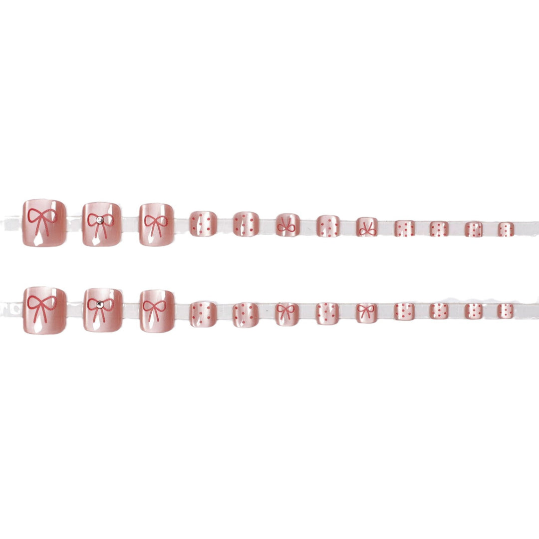 Decorative Press-On Toe Nail Art Stornfield