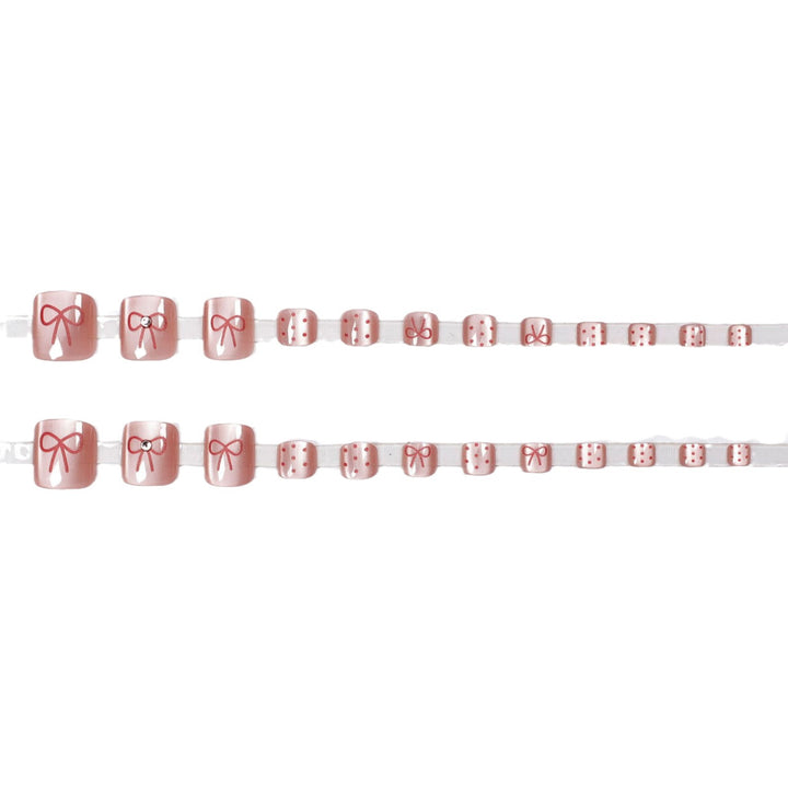 Decorative Press-On Toe Nail Art Stornfield