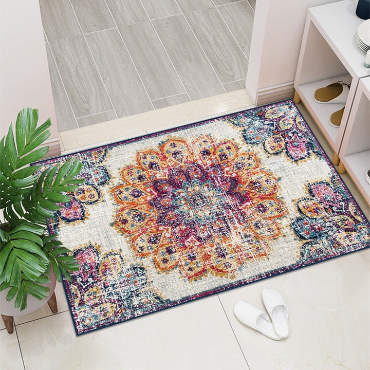 Geometric Pattern Decorative Floor Mat Stornfield