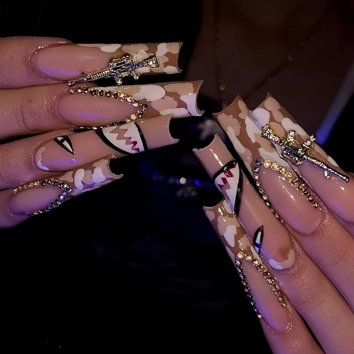 Artistic 3D Nail Extensions Stornfield