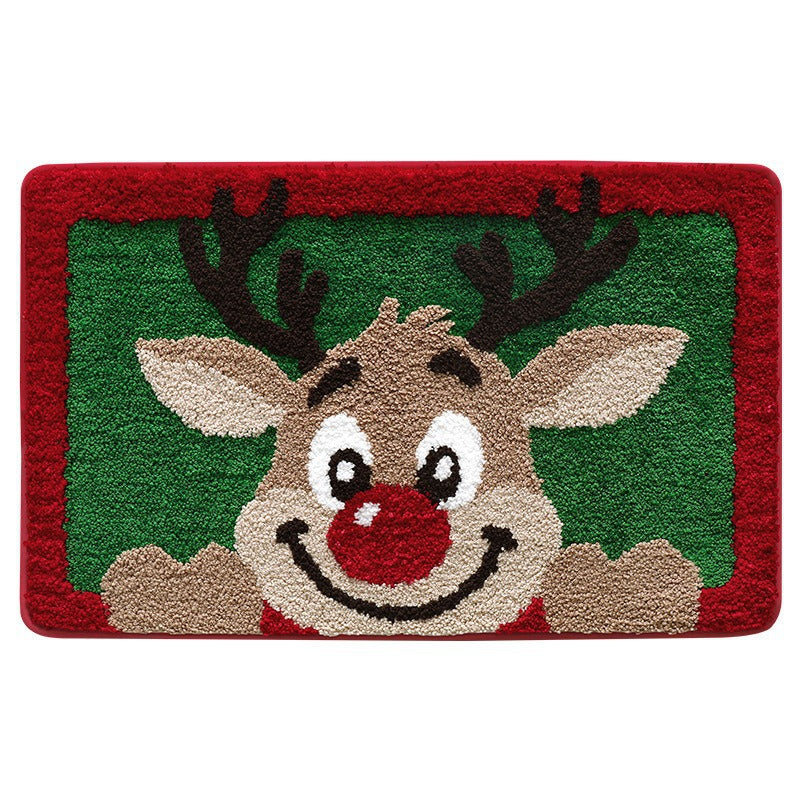 Christmas-Themed Bath Mat