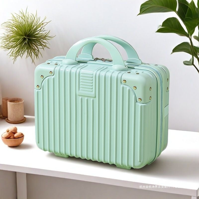 Hard-shell carry-on suitcase with secure lock and innovative design Stornfield