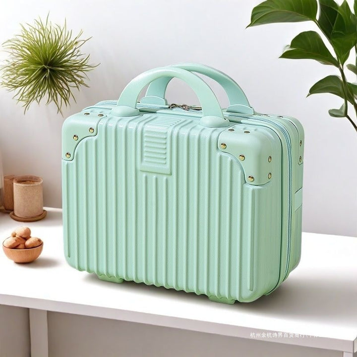 Hard-shell carry-on suitcase with secure lock and innovative design Stornfield