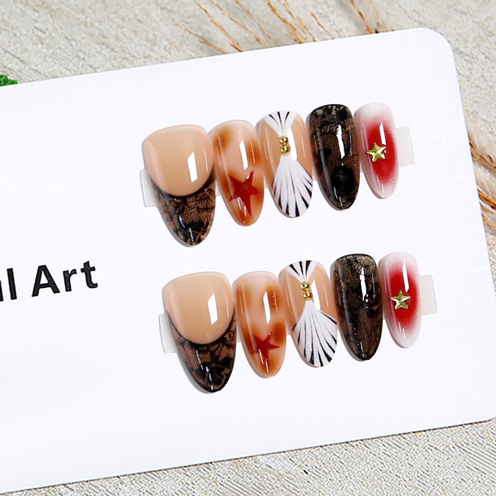 Artful Nail Tips with Glamorous Design Stornfield