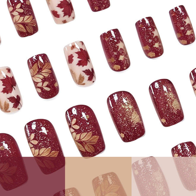 Autumn Leaves Nail Art Stornfield