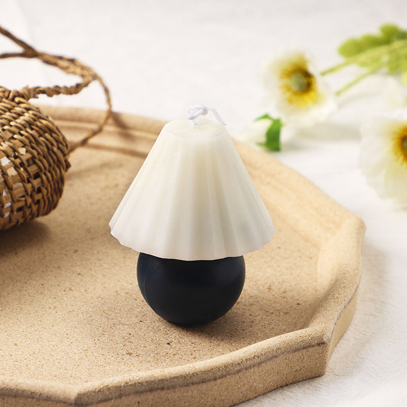 Textured Kernel Sculpted Scented Soy Wax Pillar Candle