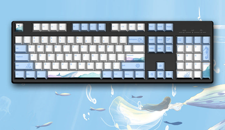 Ocean-Themed Mechanical Keyboard Stornfield