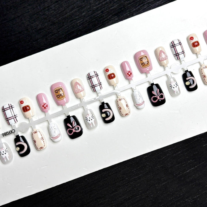 Artistic Nail Art Press-On Designs