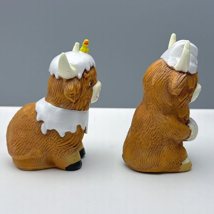 Funny Highland Cattle Figurine Stornfield