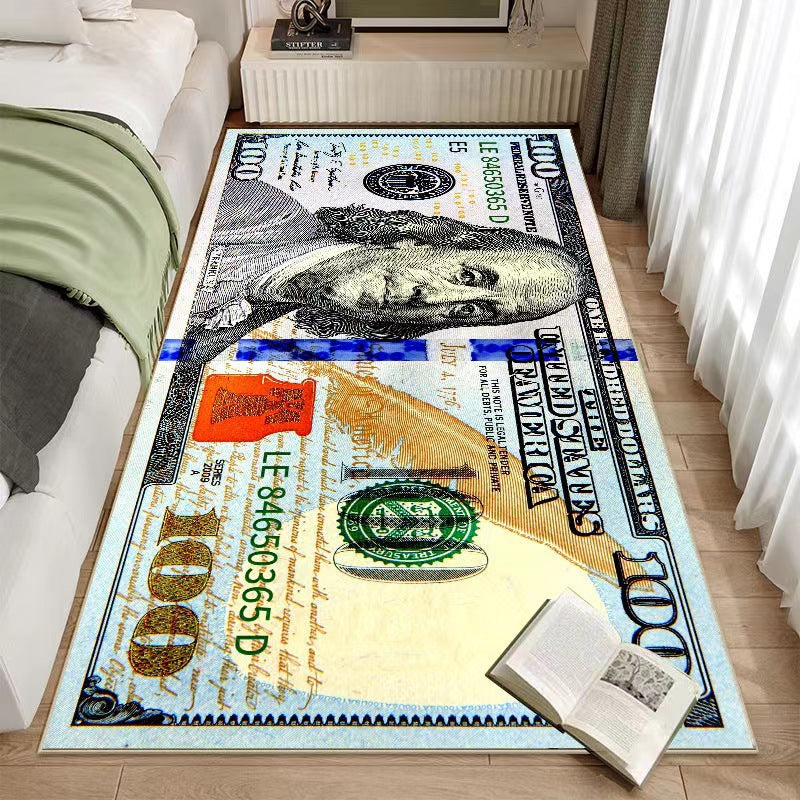 Luxury Dollar Bill Area Rug