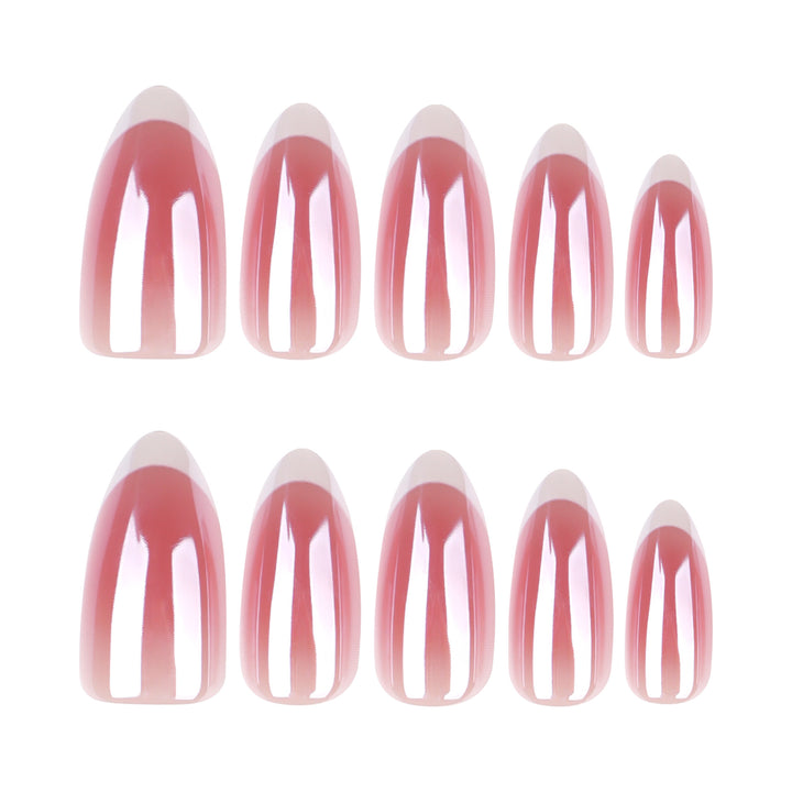 Elegant French-Tip Nail Extensions Stornfield