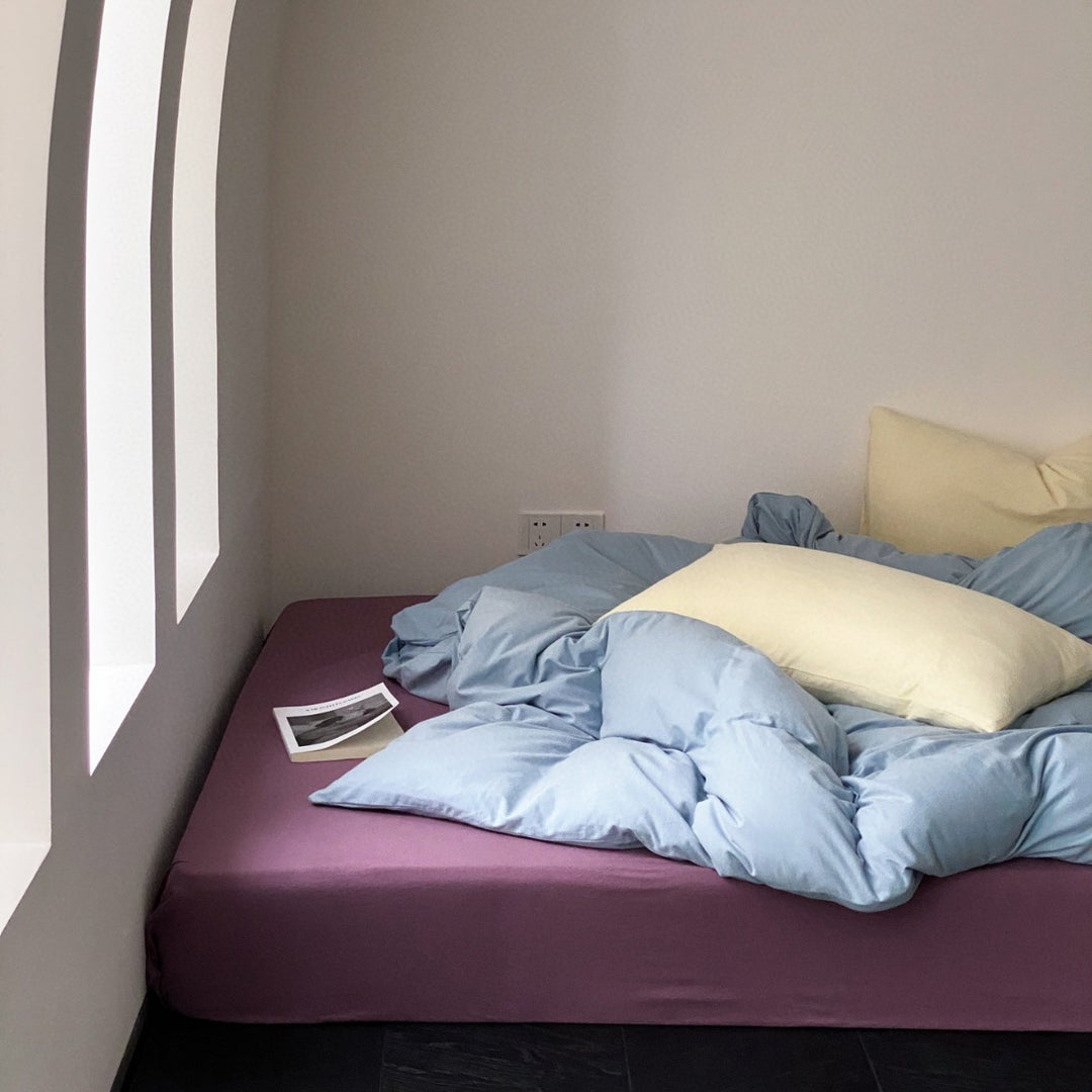 Deep-Pocket Stretch Jersey Fitted Sheet