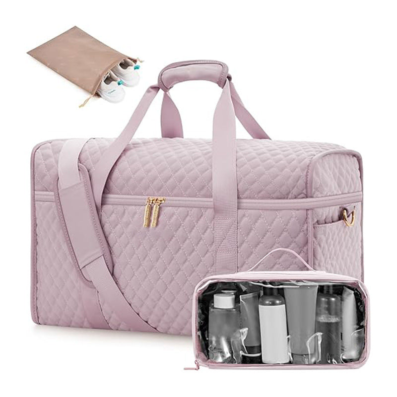 Multifunctional Travel Bag with Integrated Cosmetic Container Stornfield