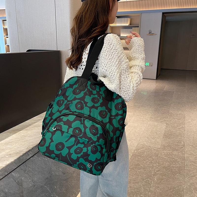 Floral Print Multi-Functional Backpack Stornfield