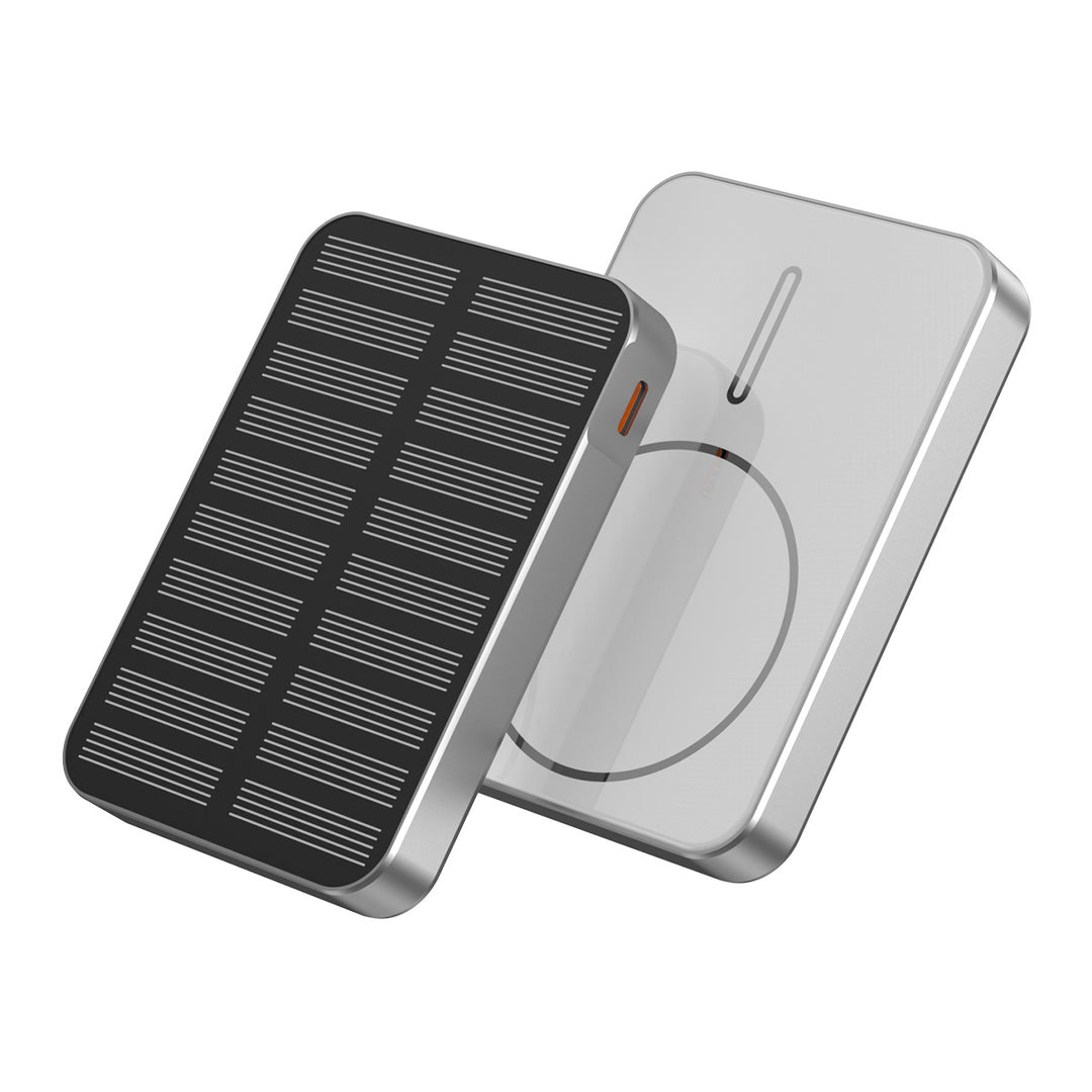 Solar-powered power bank with fast charging function and LED light Stornfield