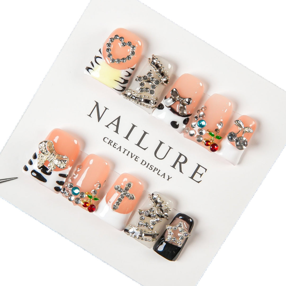 Creative 3D Press-On Nail Art