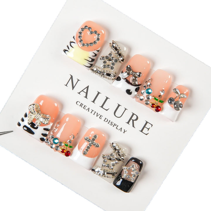 Creative 3D Press-On Nail Art