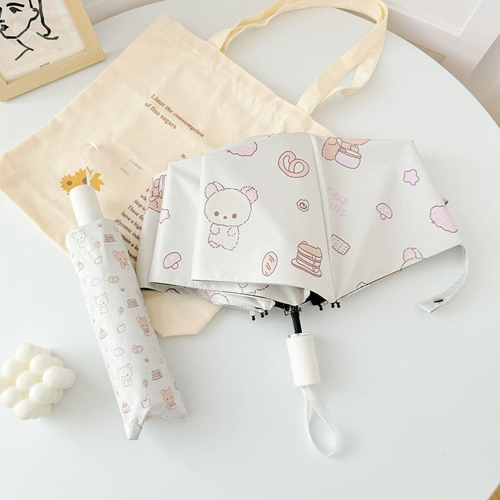 Women's foldable umbrella with playful animal motif Stornfield
