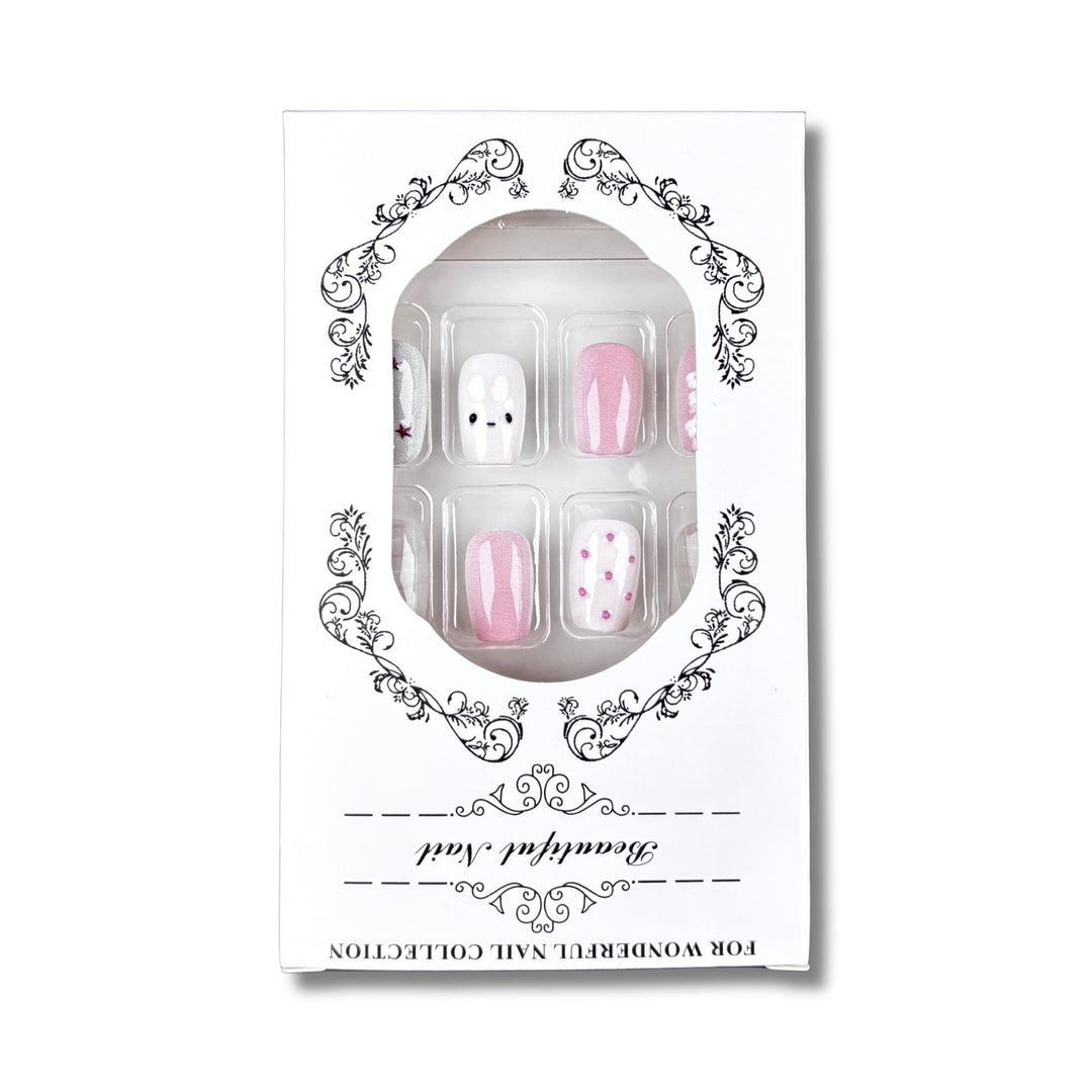 Themed Press-On Nail Art Set 1790745615