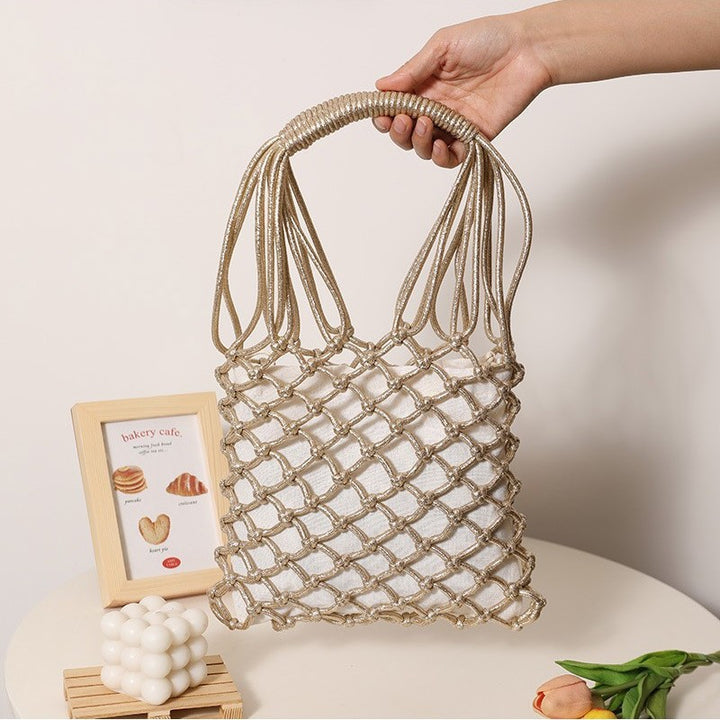 Elegant mesh tote bag with sturdy handles Stornfield