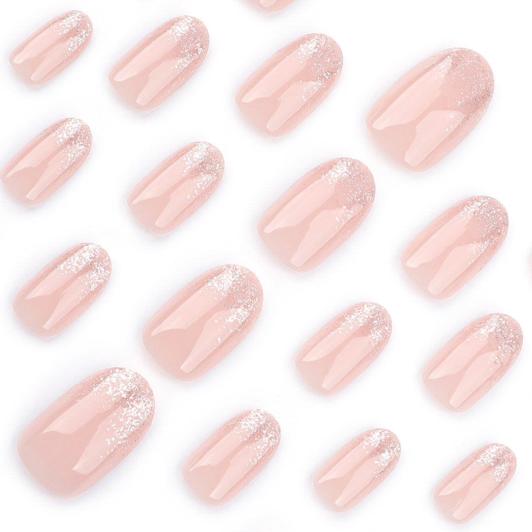 Glittering nail extensions with elegant gradient Stornfield