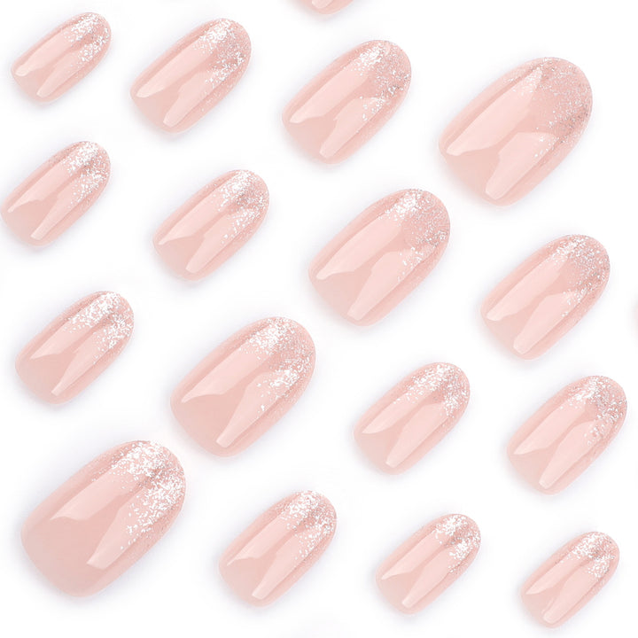 Glittering nail extensions with elegant gradient Stornfield