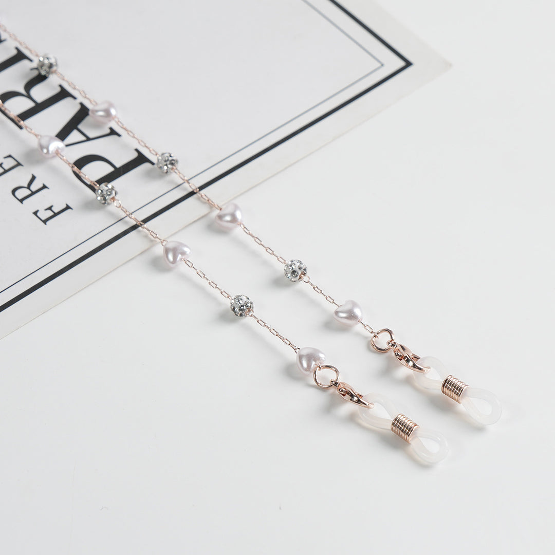 Pearl and Crystal Decor Eyewear Chain Stornfield