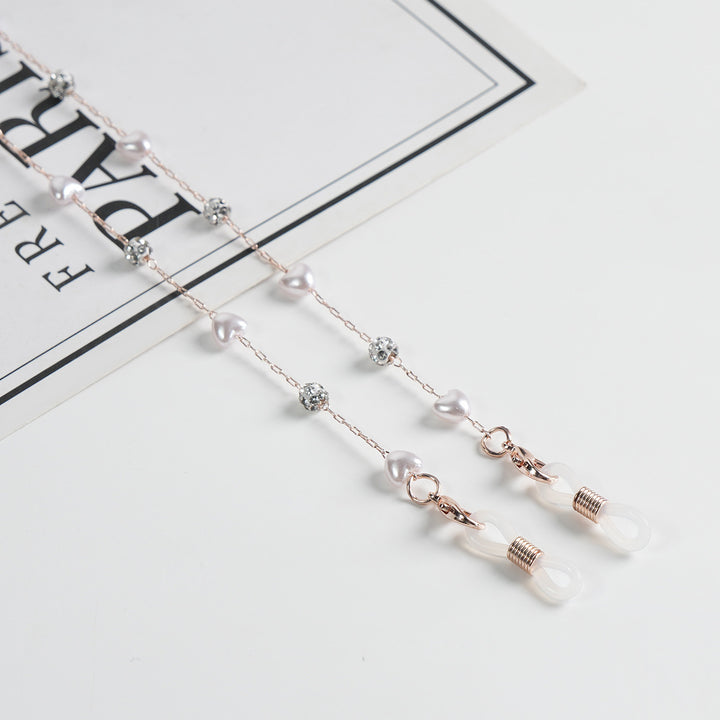 Pearl and Crystal Decor Eyewear Chain Stornfield