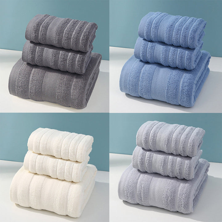 Terry Bath Towel with Elegant Stripes Stornfield