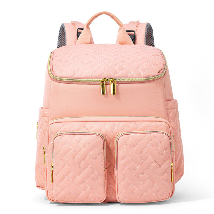 Quilted Multi-Compartment Elegant Backpack Stornfield