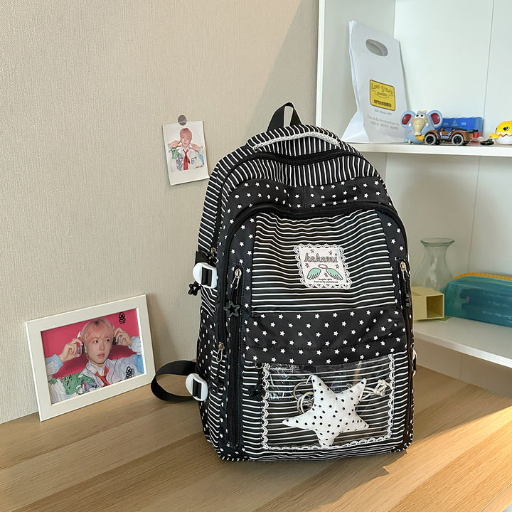 Cute Star-Patterned School Backpack Stornfield