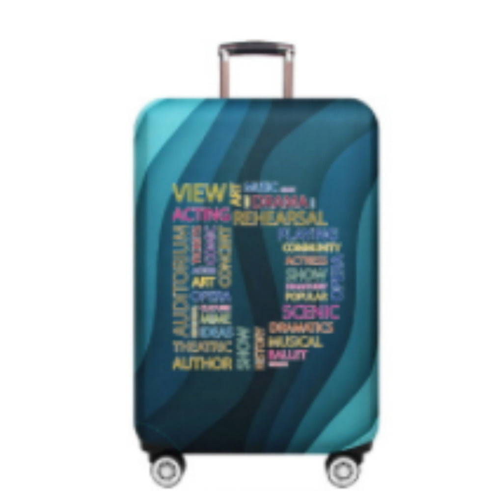 Unisex Hard Shell Suitcase with Creative Cultural Design Stornfield