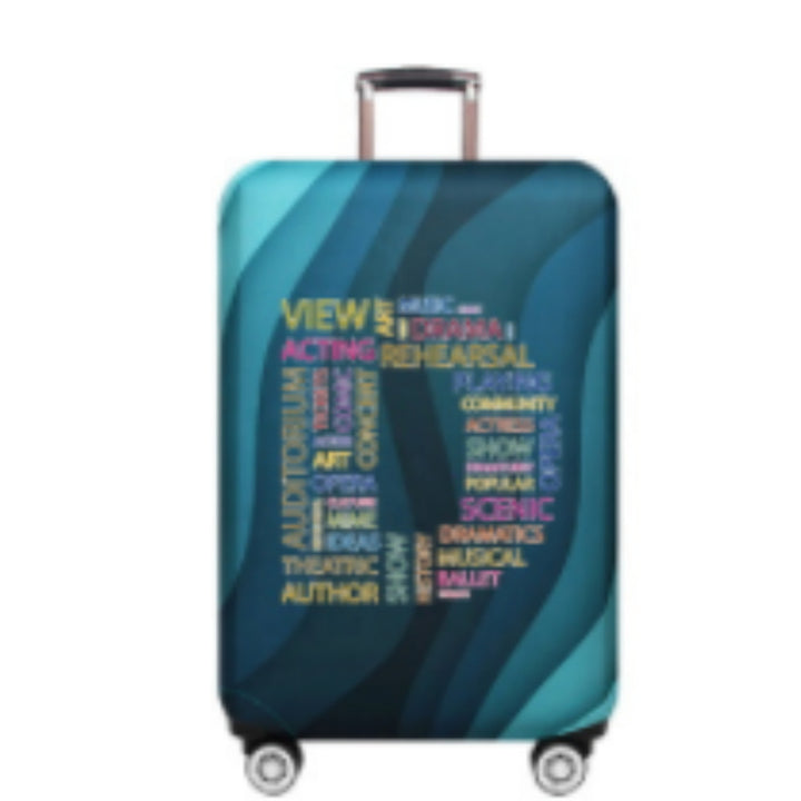 Unisex Hard Shell Suitcase with Creative Cultural Design Stornfield