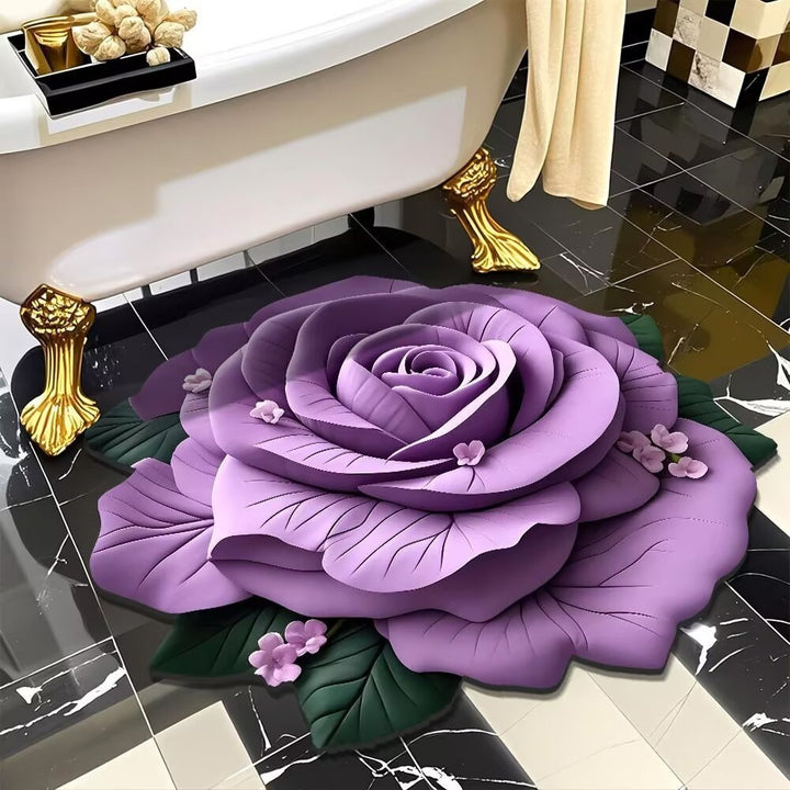 Floral-Themed 3D Area Rug Stornfield