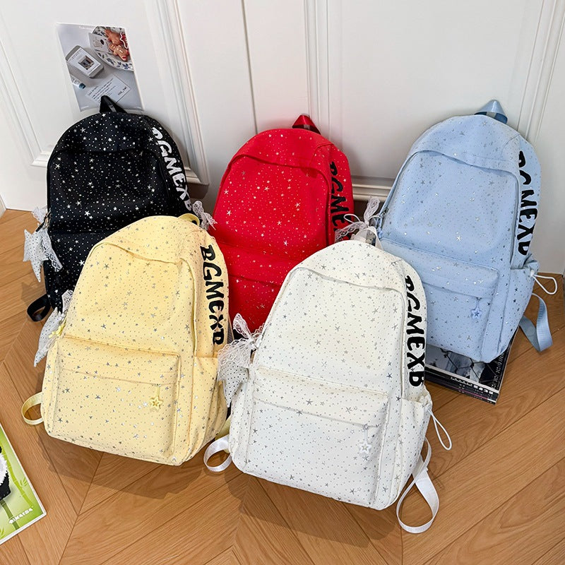 Star-Patterned Lightweight Backpack Stornfield