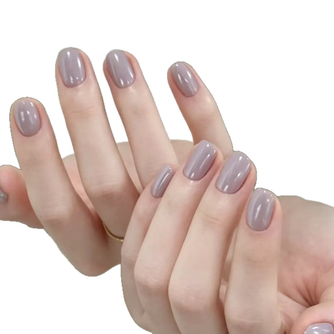 Elegant Glossy Nail Extensions