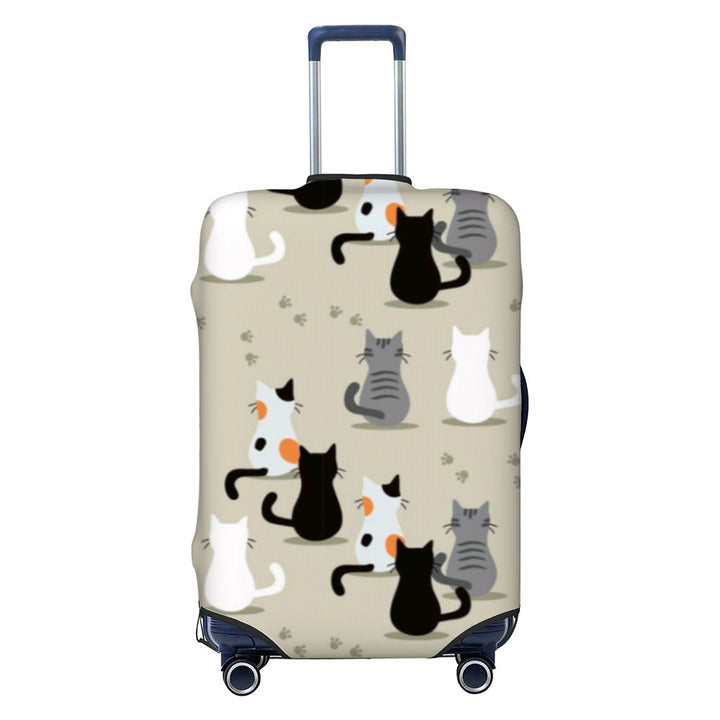 Women Hard Shell Suitcase with Trendy Surf and Palm Design Stornfield