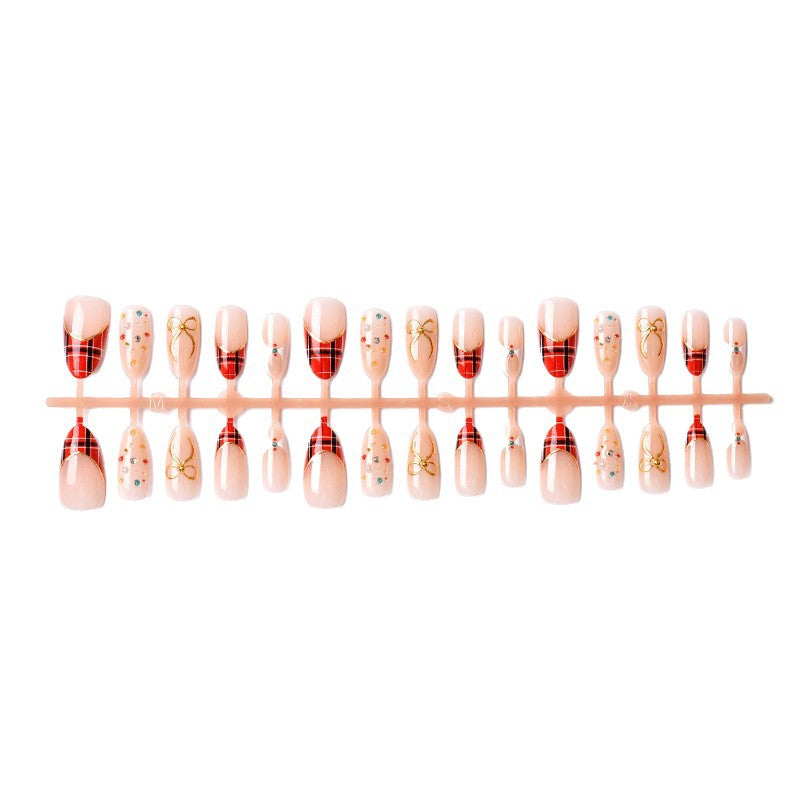 Exclusive artificial nails with festive design Stornfield
