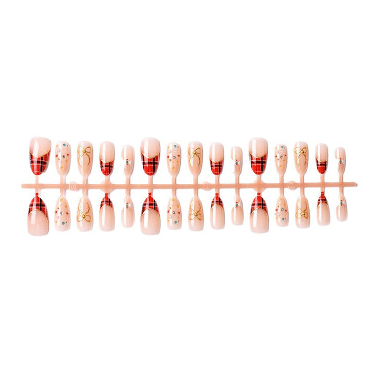 Exclusive artificial nails with festive design Stornfield
