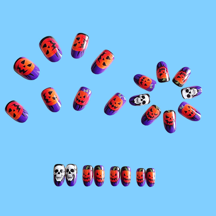 Acrylic nail set with Halloween motif Stornfield