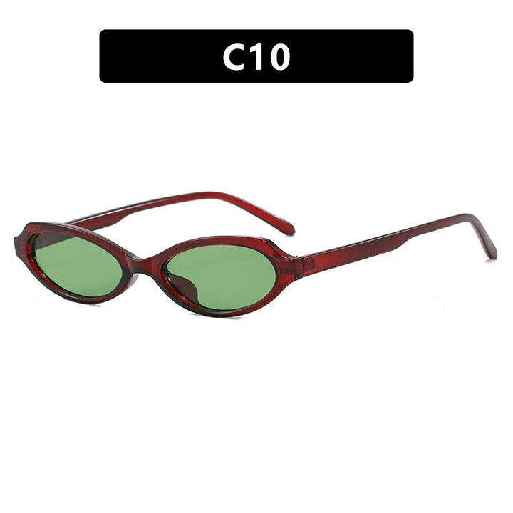 Ladies elegant sunglasses in stylish oval design Stornfield